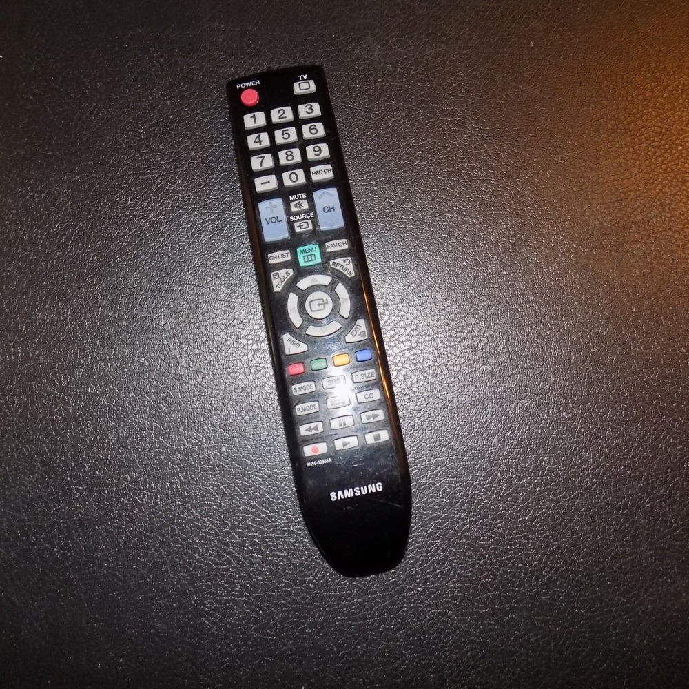 Samsung TV Remote Control BN59-00856A Black Good‎ Original OEM Replacement